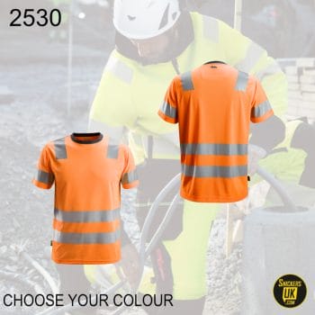 Snickers 2530 AllRoundWork High Vis T Shirt