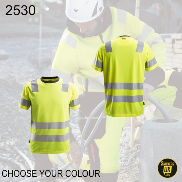 Snickers 2530 AllRoundWork High Vis T Shirt