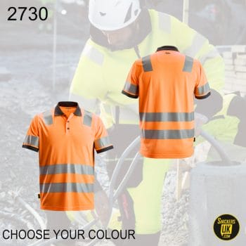 Snickers 2730 AllRoundWork High Vis Polo Shirt