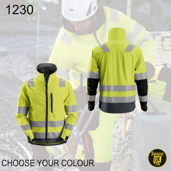 Snickers 1230 AllroundWork High-Vis Softshell Jacket