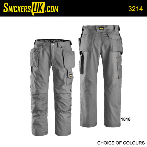 Snickers 3214 Canvas+ Holster Pocket Trousers