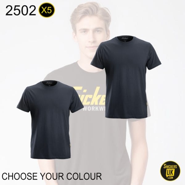 Snickers 2502 Classic T Shirt Pack