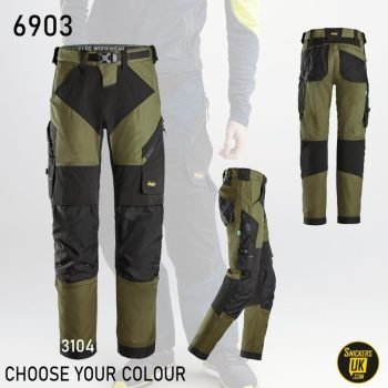 Snickers 6903 FlexiWork Non Holster Pocket Trousers