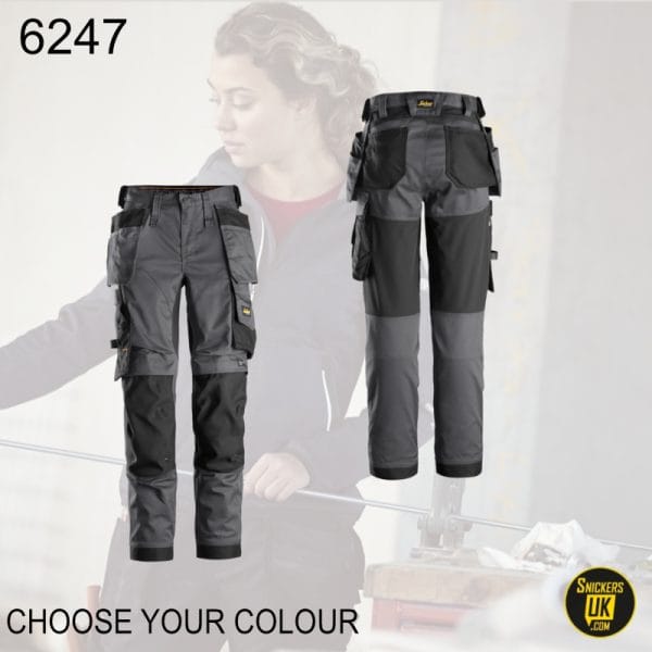 Snickers 6247 AllRoundWork Women's Stretch Holster Pocket Trousers