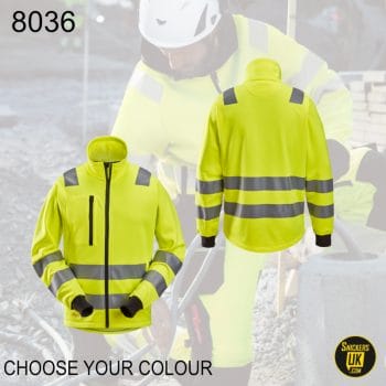 Snickers 8036 AllroundWork High-Vis Full Zip Jacket