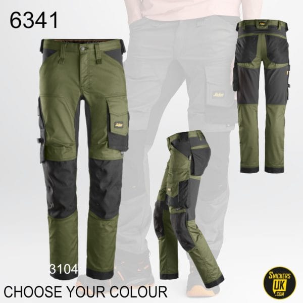 Snickers 6341 AllRoundWork Stretch Non Holster Pocket Trousers