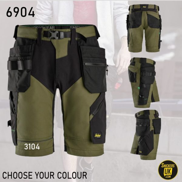 Snickers 6904 FlexiWork Holster Pocket Shorts