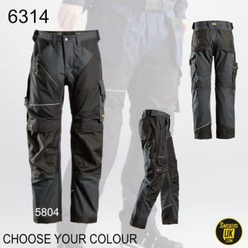 Snickers 6314 Ruffwork Canvas Non Holster Pocket Trousers