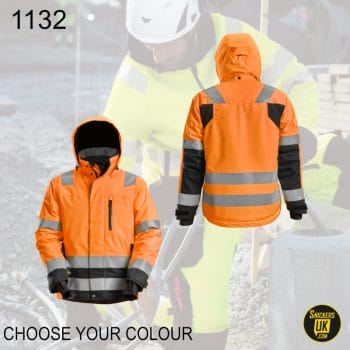 Snickers 1132 AllRoundWork, High-Vis Waterproof 37.5® Insulated Jacket