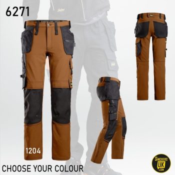 Snickers 6271 AllRoundWork Full Stretch Holster Pocket Trousers