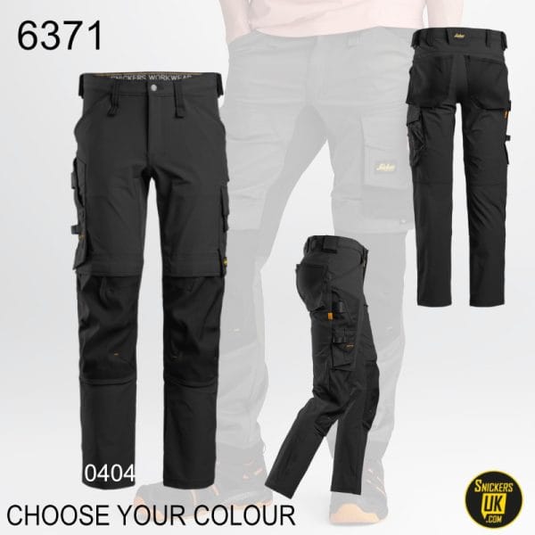 Snickers 6371 AllroundWork Full Stretch Non Holster Pocket Trousers