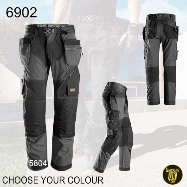 Snickers 6902 FlexiWork Holster Pocket Trousers