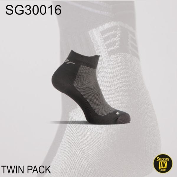 Solid Gear Light Performance Low Black Socks