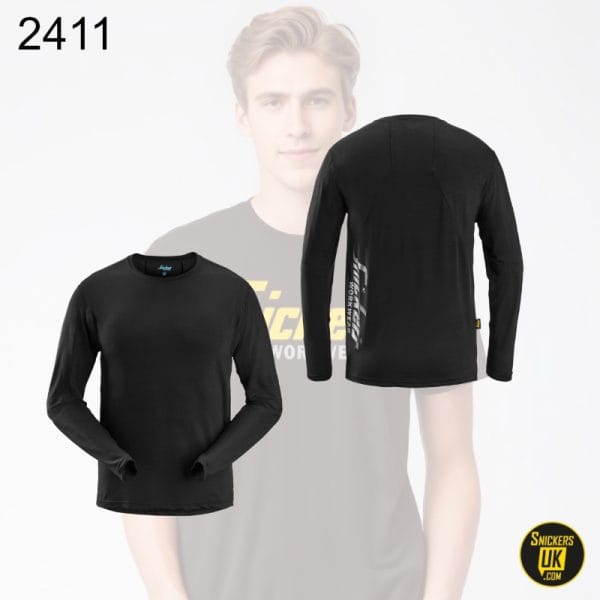 Snickers 2411 LiteWork Long Sleeve T Shirt