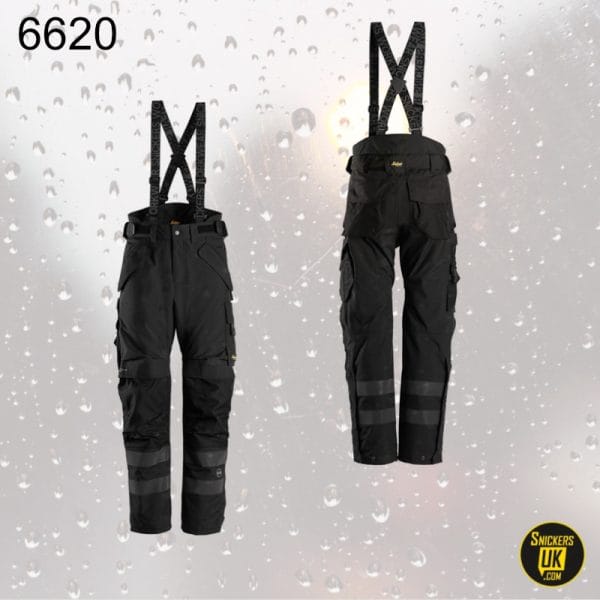 Snickers 6620 AllRoundWork Waterproof 2 Layer Light Padded Trousers