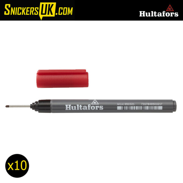 Hultafors Ink Deep-Hole Red Marker