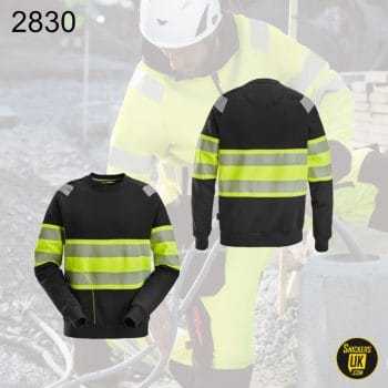 Snickers 2830 High Vis Class 1 Sweatshirt