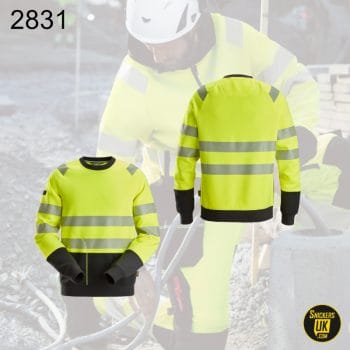 Snickers 2831 High Vis Class 2 Sweatshirt