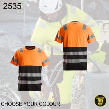 Snickers 2535 High Vis Class 1 T Shirt