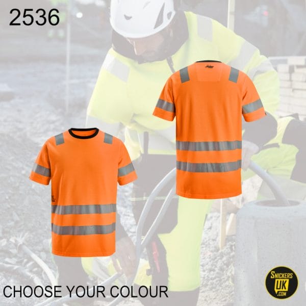 Snickers 2536 High Vis Class 2 T Shirt