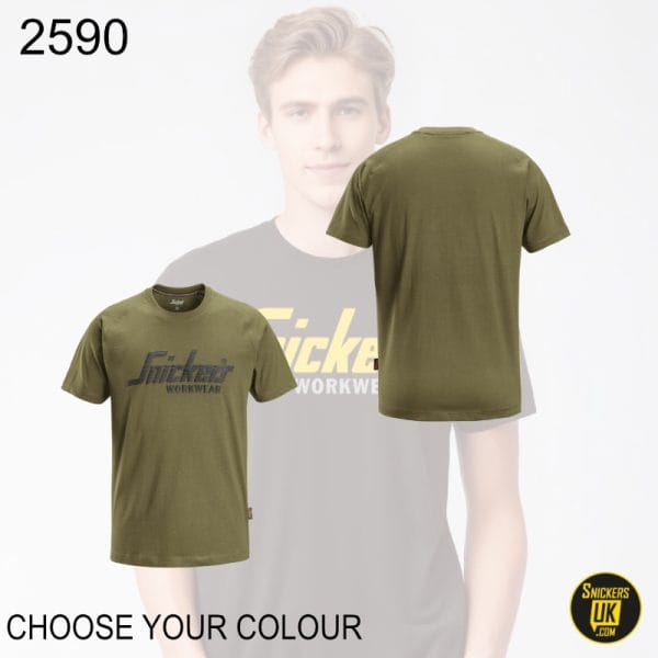 Snickers 2590 Logo T Shirt