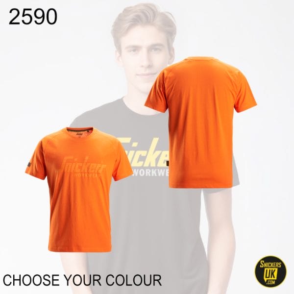 Snickers 2590 Logo T Shirt