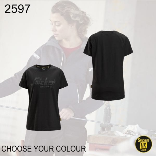 Snickers 2597 Women's Logo T Shirt