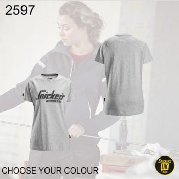 Snickers 2597 Women's Logo T Shirt