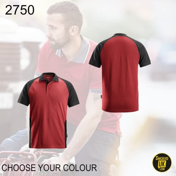 Snickers 2750 Two Coloured Polo Shirt