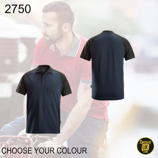 Snickers 2750 Two Coloured Polo Shirt