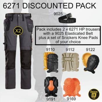 Snickers 6271 AllRoundWork Full Stretch Holster Pocket Trousers Pack