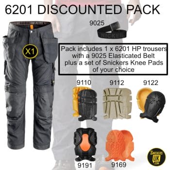 Snickers 6201 AllRoundWork Holster Pocket Trousers Pack