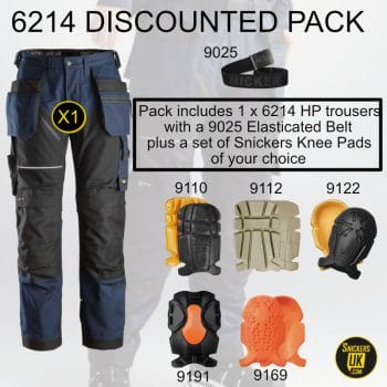 Snickers 6214 RuffWork Canvas+ Holster Pocket Trousers Pack