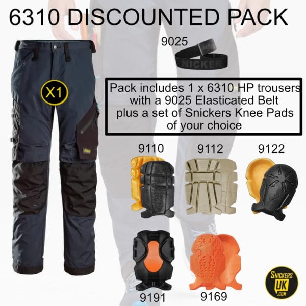 Snickers 6310 LiteWork 37.5 Non Holster Pocket Trousers Pack