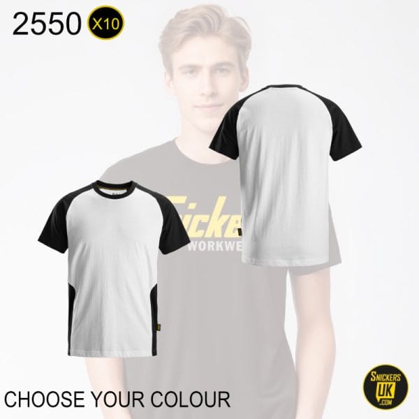 Snickers 2550 Two Coloured T Shirt Pack