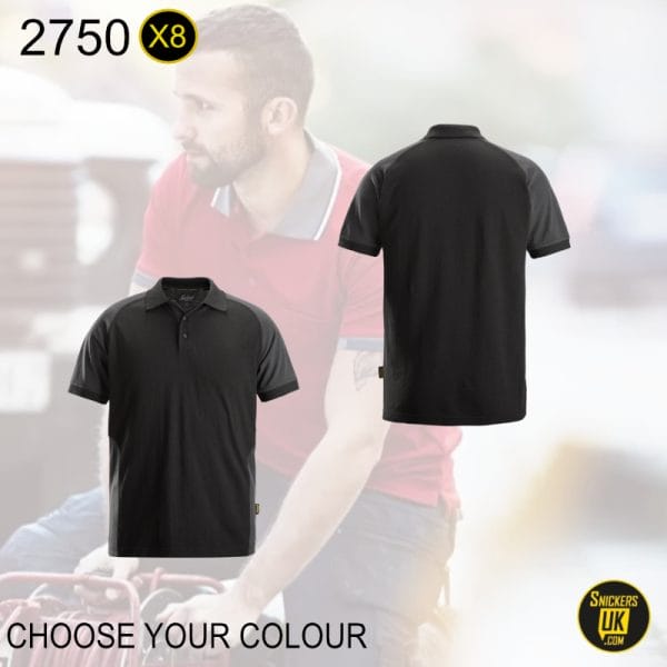 Snickers 2750 Two-Coloured Polo Shirt Pack