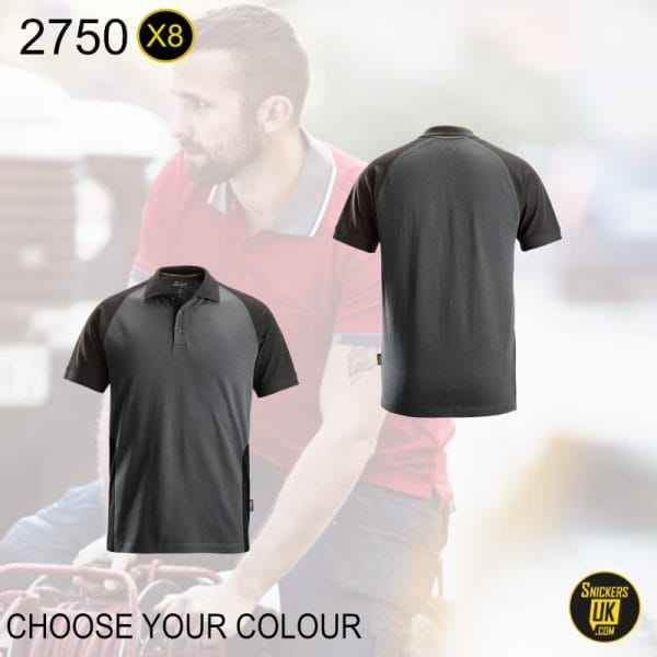 Snickers 2750 Two-Coloured Polo Shirt Pack