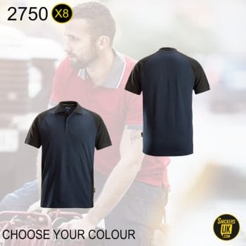 Snickers 2750 Two-Coloured Polo Shirt Pack