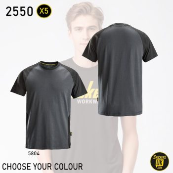 Snickers 2550 Two Coloured T Shirt Pack