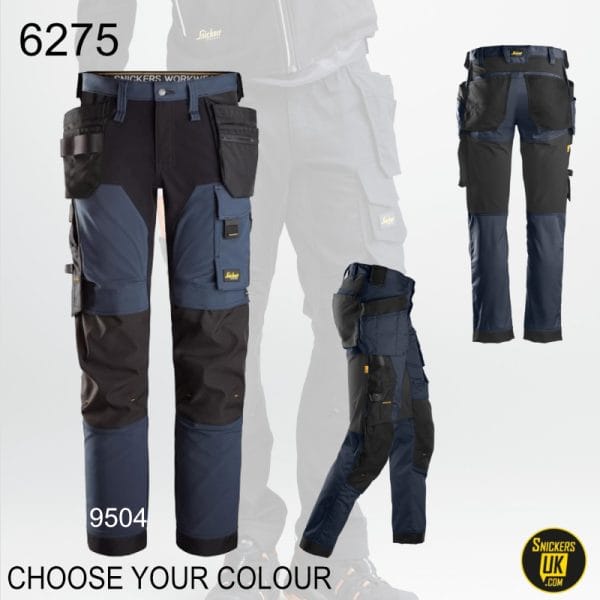 Snickers 6275 AllRoundWork 4 Way Stretch Holster Pocket Trousers