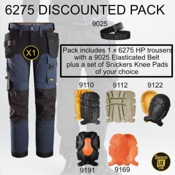 Snickers 6275 AllRoundWork 4 Way Stretch Holster Pocket Trousers Pack