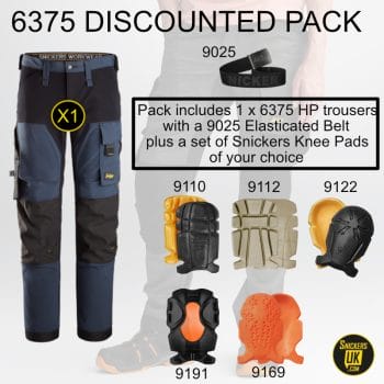 Snickers 6375 AllRoundWork 4 Way Stretch Non Holster Pocket Trousers Pack