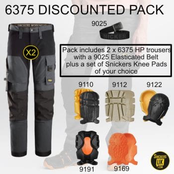 Snickers 6375 AllRoundWork 4 Way Stretch Non Holster Pocket Trousers Pack