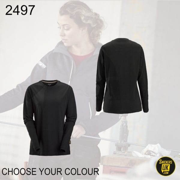 Snickers 2497 Women's Long Sleeve T Shirt