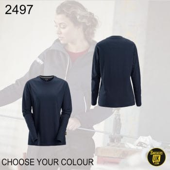 Snickers 2497 Women's Long Sleeve T Shirt