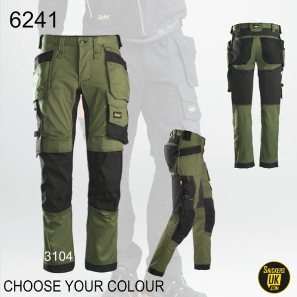 Snickers 6241 AllRoundWork Stretch Holster Pocket Trousers