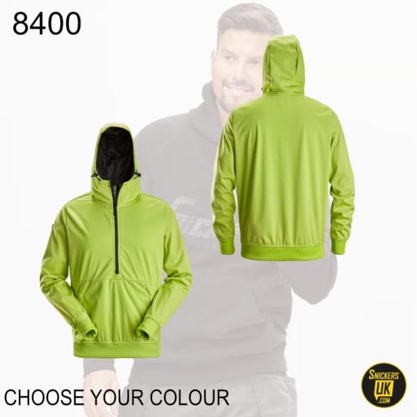 Snickers 8400 FlexiWork Windblocker Stretch Half Zip Hoodie