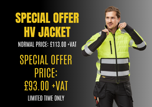 Snickers 8134 High Vis Class 2 Light Padded Jacket