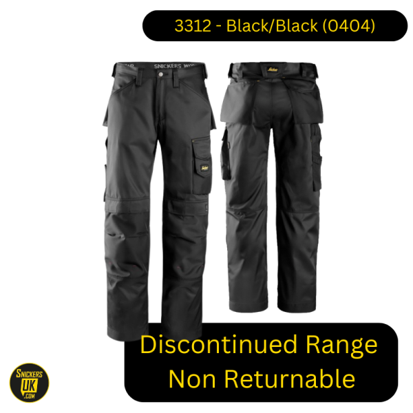 Snickers 3312 Duratwill Non Holster Pocket Trousers