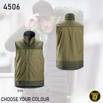 Snickers 4506 AllRoundWork Soft Shell Stretch Vest